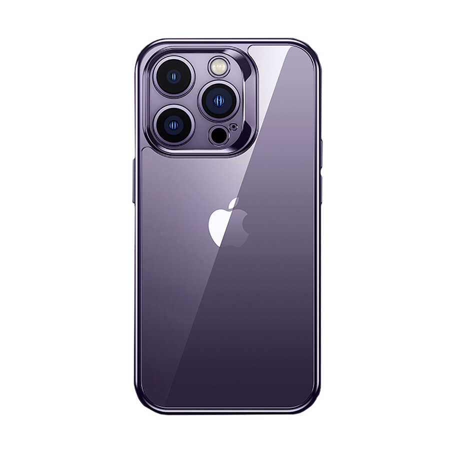 Benks Electroplating iPhone 14 Pro Ekran Koruyucu Hediyeli TPU Telefon Kılıfı - 1 Benks Electroplating iPhone 14 Pro Ekran Koruyucu Hediyeli TPU Telefon Kılıfı - 1